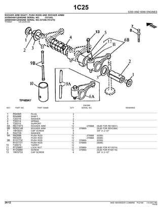 john deere 1219 parts diagram