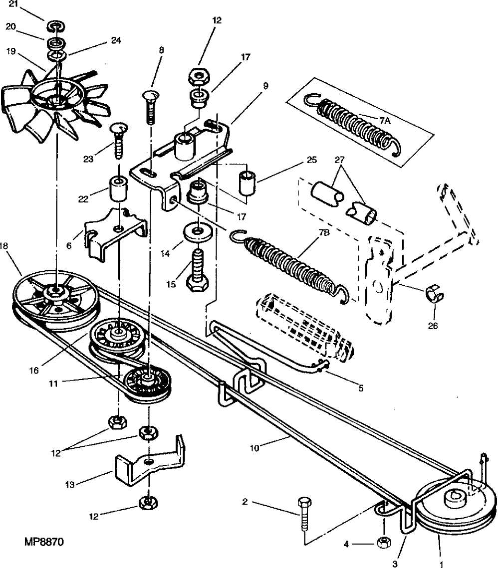 john deere 185 hydro parts diagram