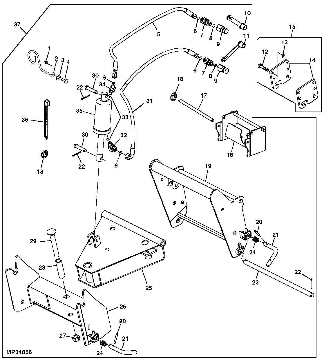 john deere 2210 parts diagram