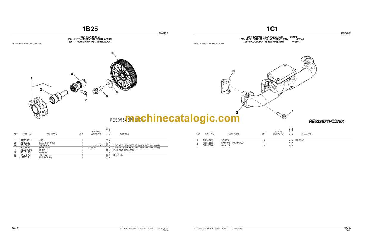 john deere 317 parts diagram