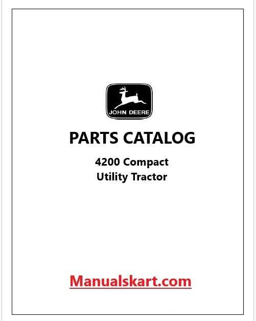 john deere 4200 parts diagrams