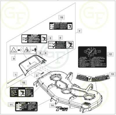 john deere d140 deck parts diagram