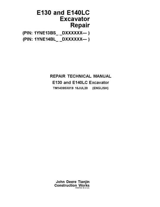 john deere e140 parts diagram