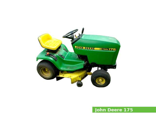 john deere hydro 175 parts diagram