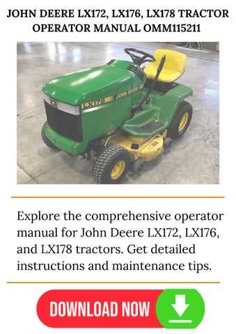 john deere lx178 parts diagram