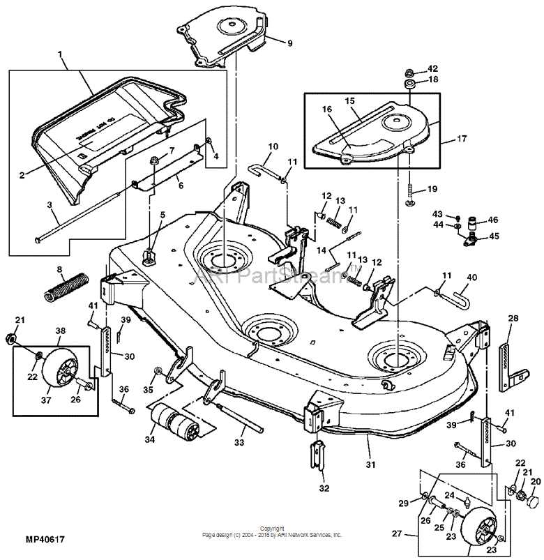 john deere lx277 parts diagram