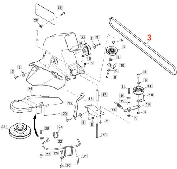 john deere power flow parts diagram