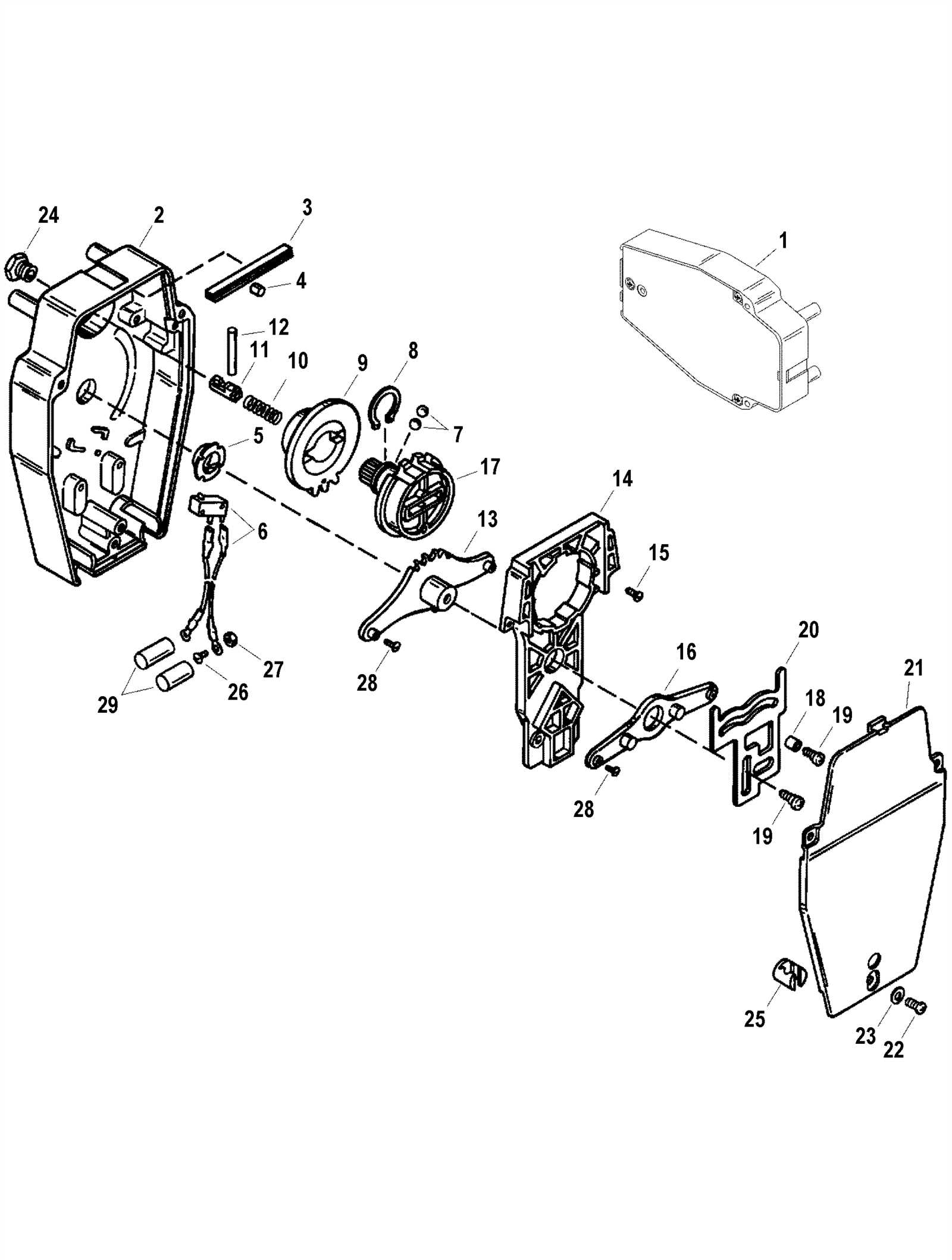 quicksilver 3000 parts diagram