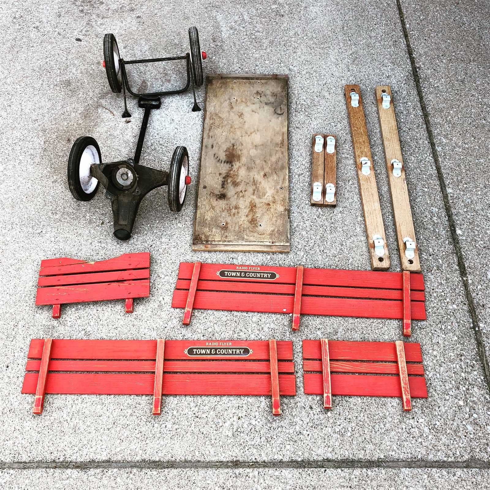 radio flyer wagon parts diagram