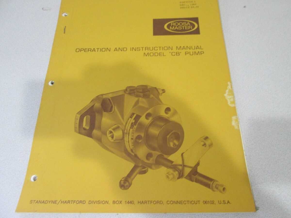 roosa master injection pump parts diagram