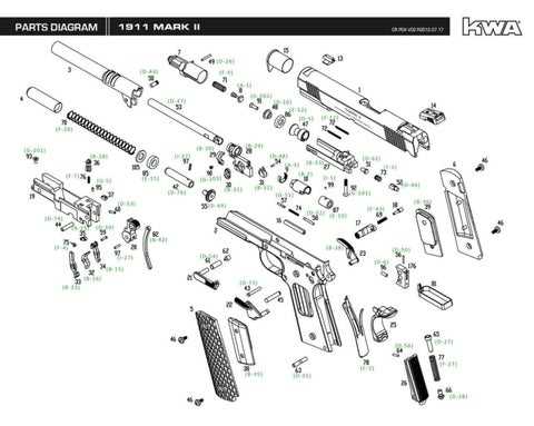 1911 parts diagram