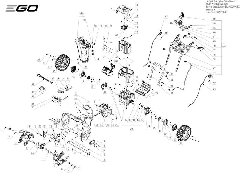 toro snow thrower parts diagram