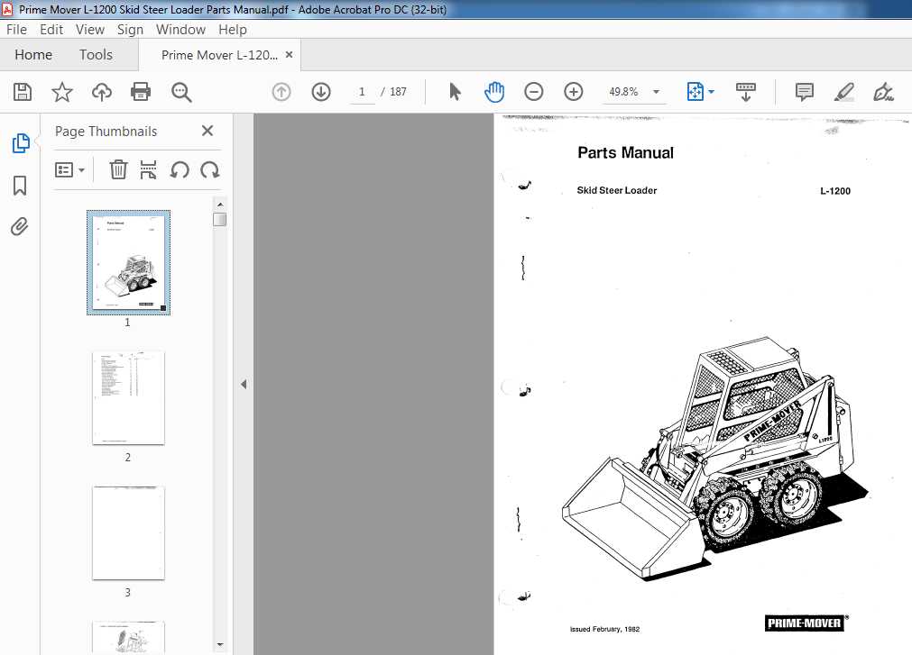 skid steer parts diagram