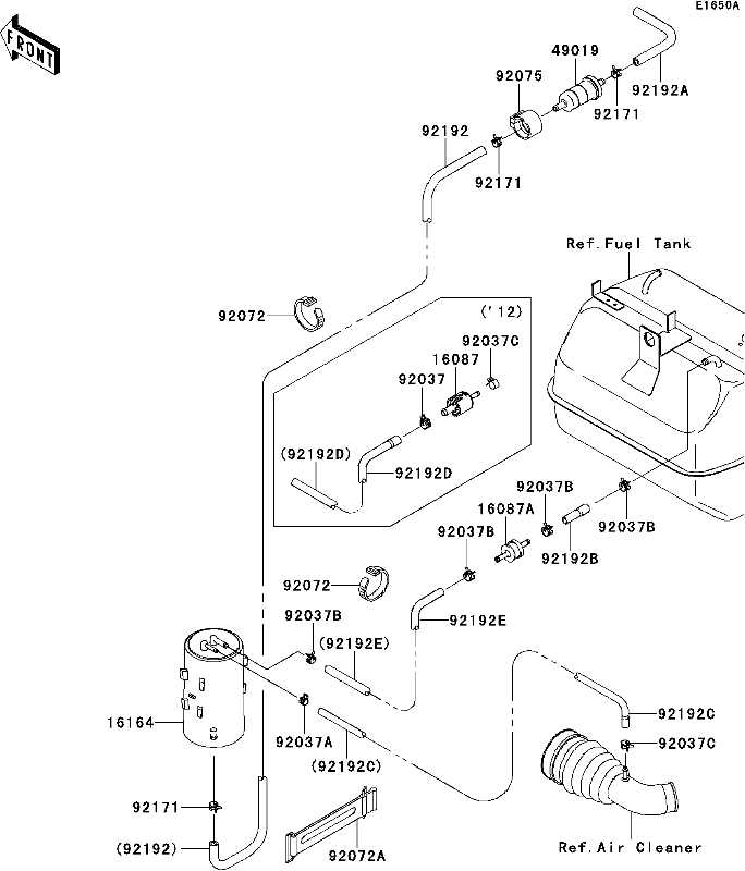 kawasaki mule 610 parts diagram