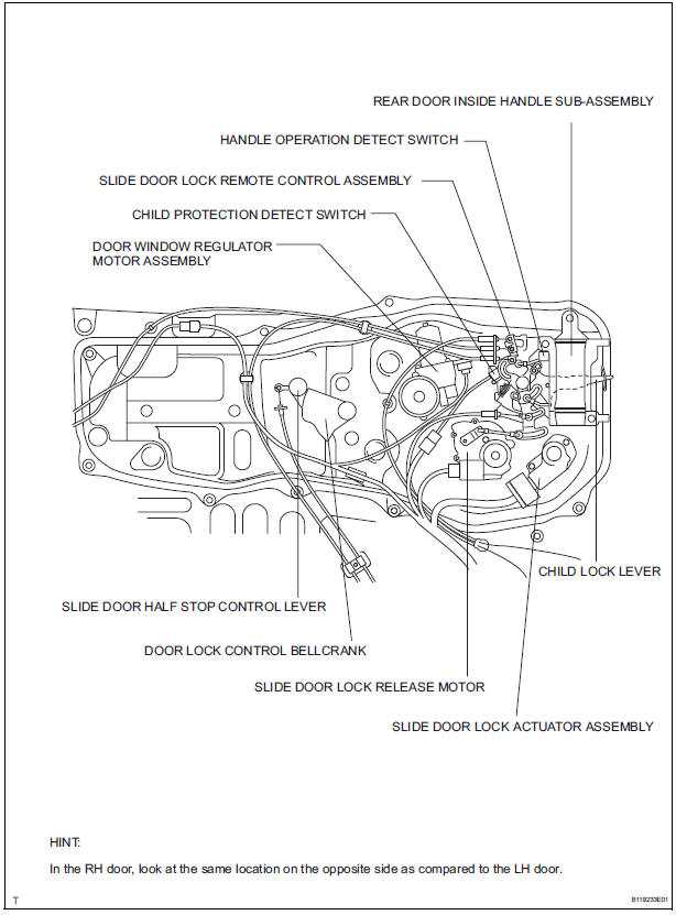 toyota sienna parts diagram