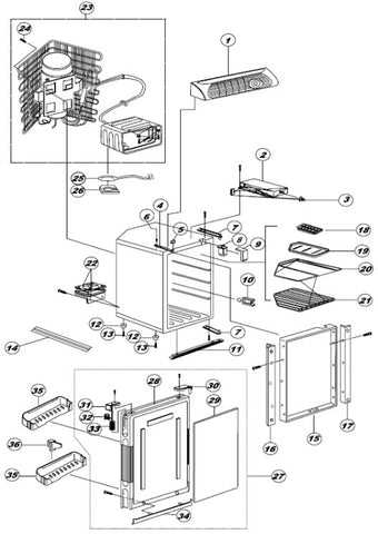 kenmore elite refrigerator parts diagram