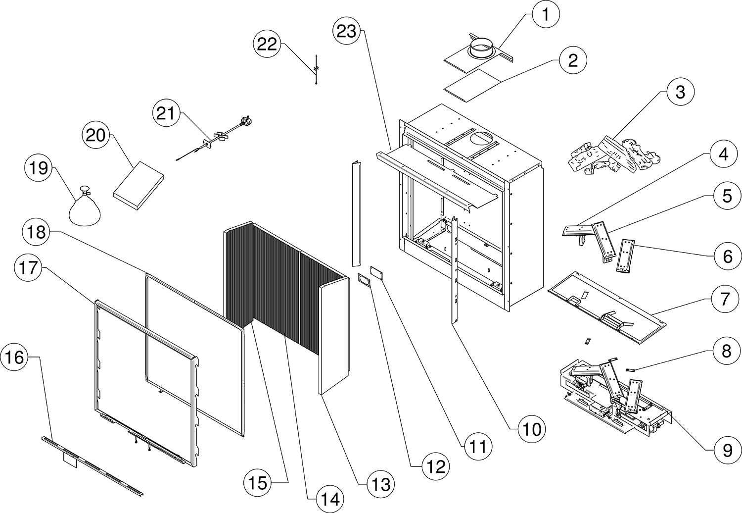 kenmore model 665 parts diagram