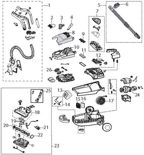 kirby vacuum parts diagram