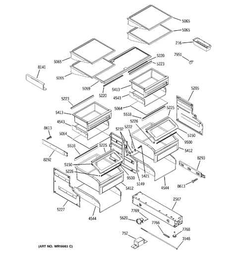 kitchenaid refrigerator parts diagram