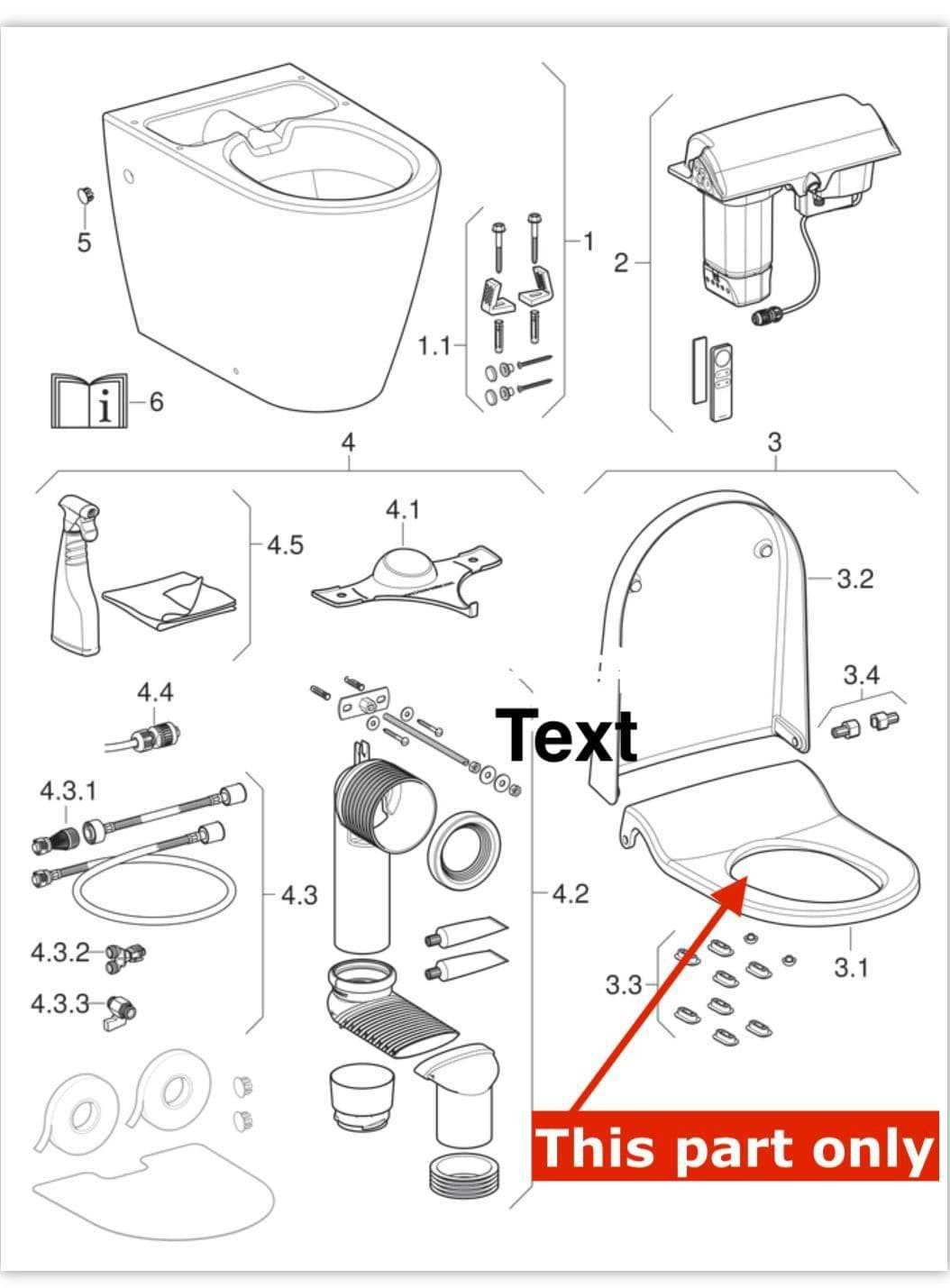 kohler toilet seat parts diagram