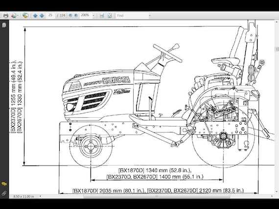 kubota bx2350 parts diagram