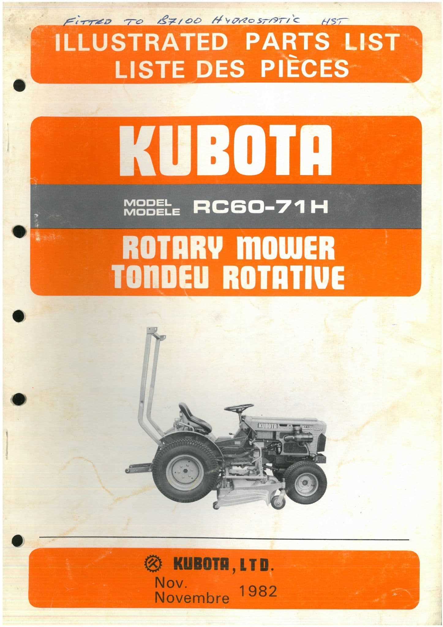 kubota bx2660 parts diagram