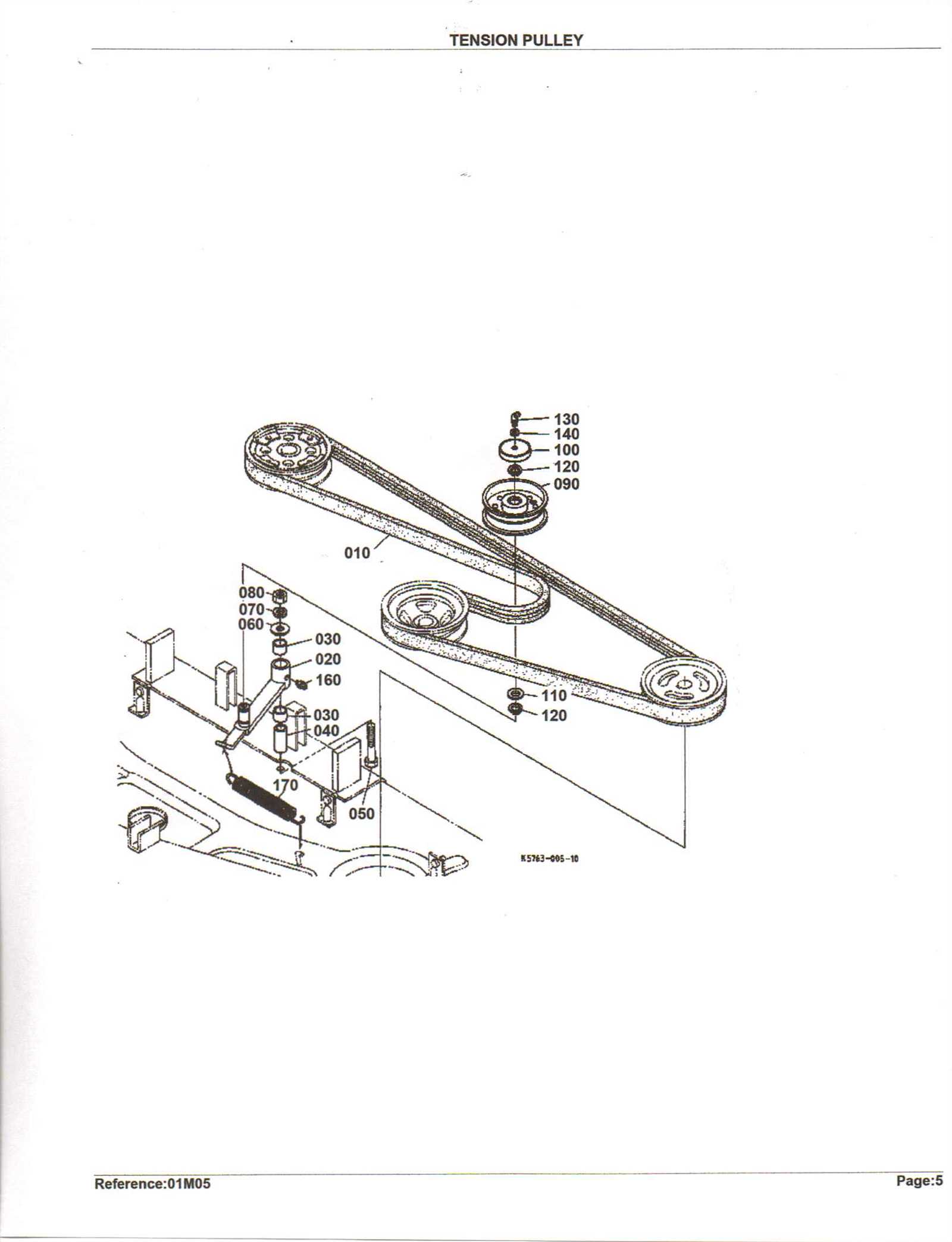 kubota rck60 mower deck parts diagram