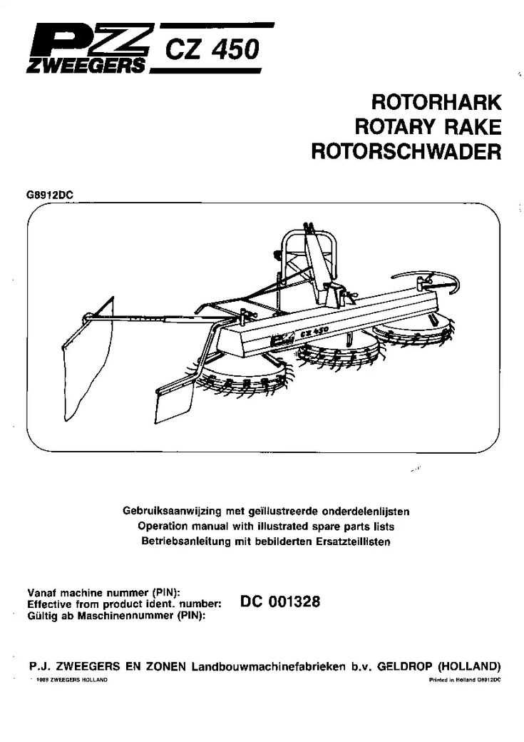 kuhn rotary rake parts diagram