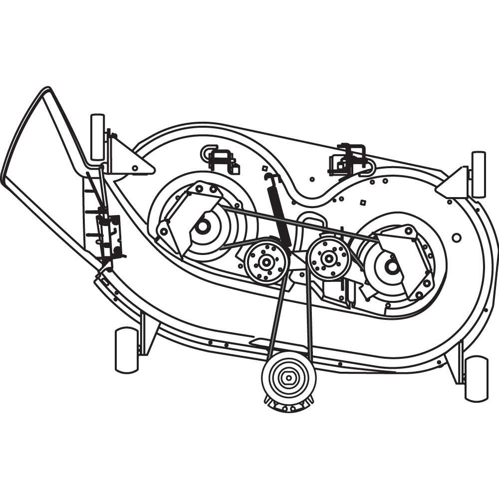 l110 john deere 42 inch mower deck parts diagram