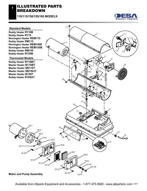 big buddy heater parts diagram