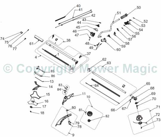 ryobi c430 parts diagram