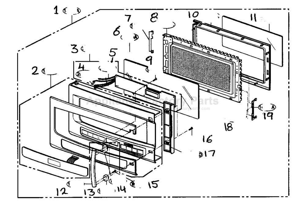 lg microwave parts diagram