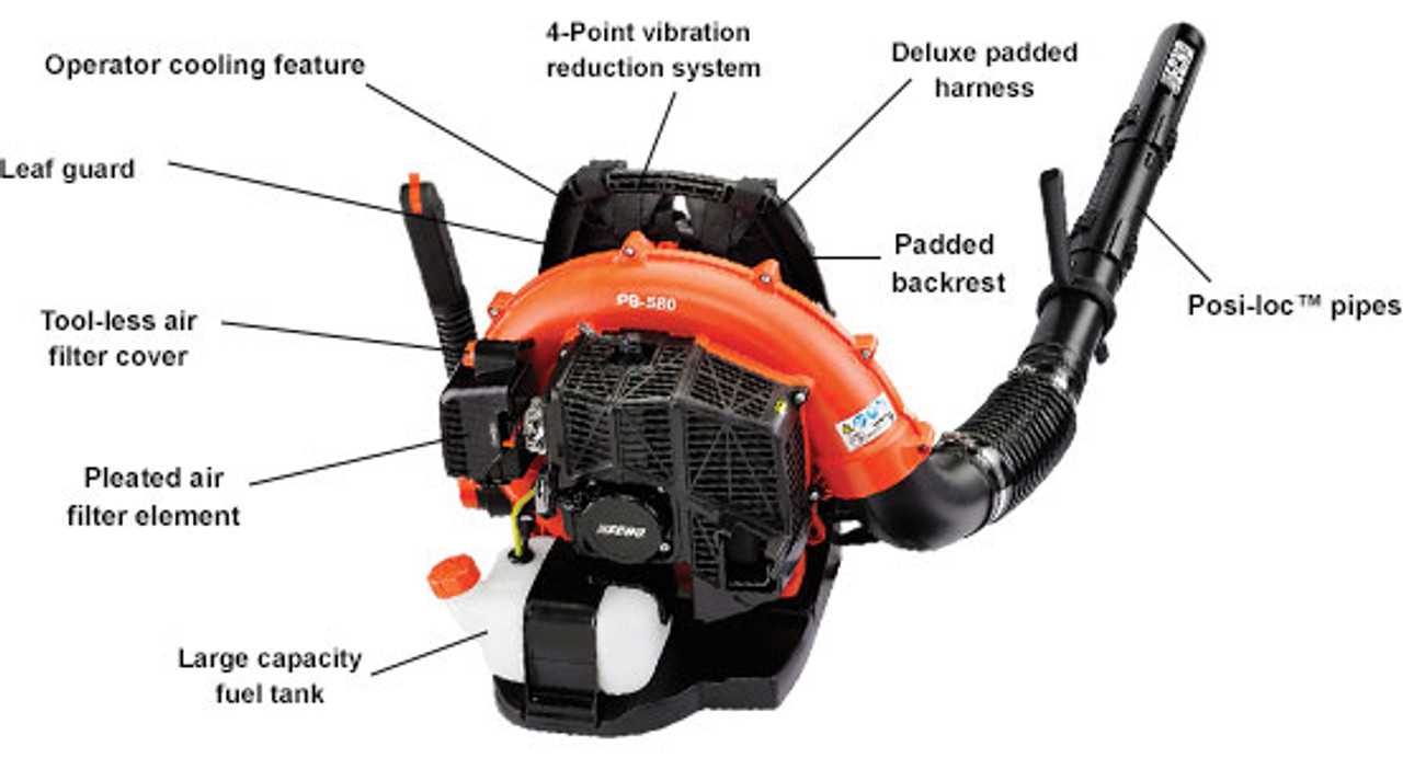 echo backpack blower parts diagram