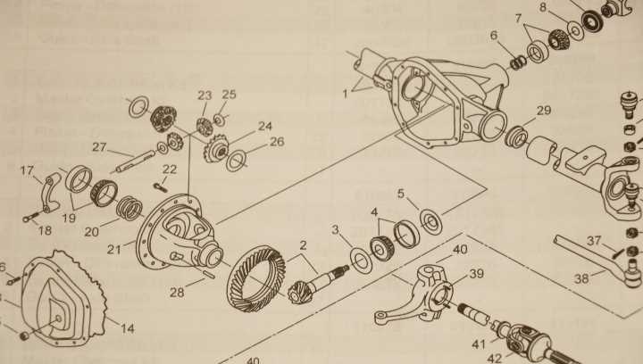 dana 30 parts diagram