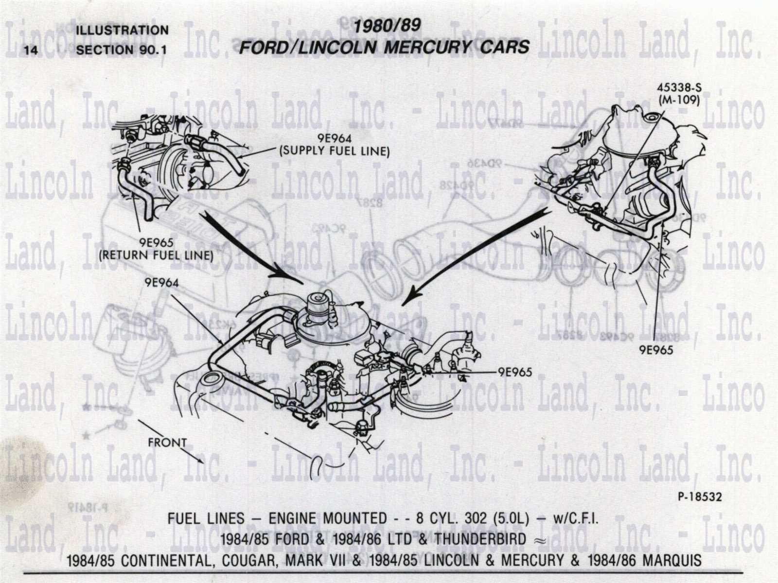 lincoln town car parts diagram