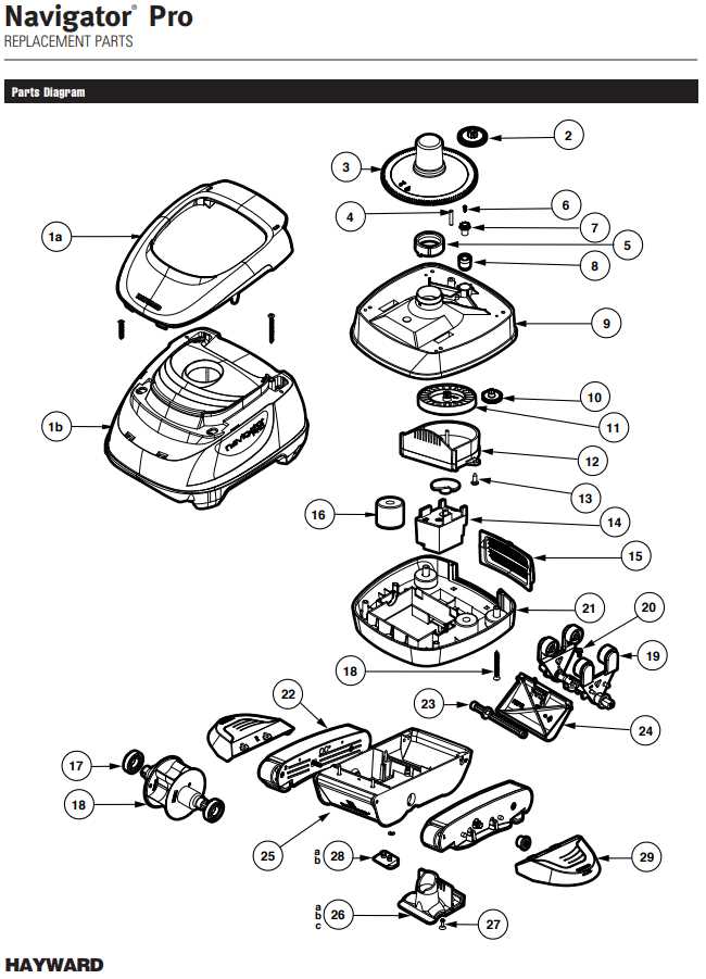 hayward heater parts diagram