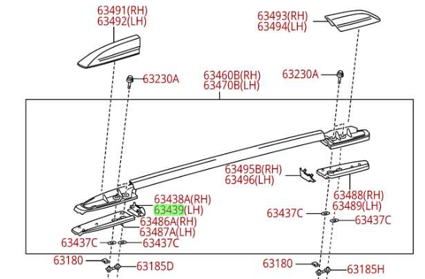 toyota highlander parts diagram