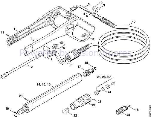 stanley pressure washer parts diagram