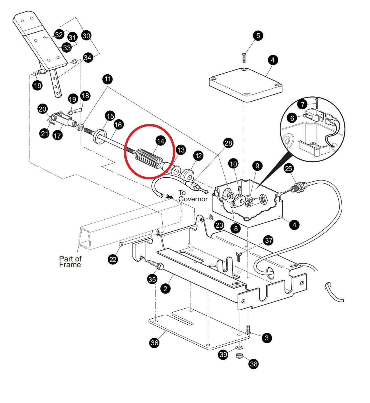 ezgo workhorse parts diagram