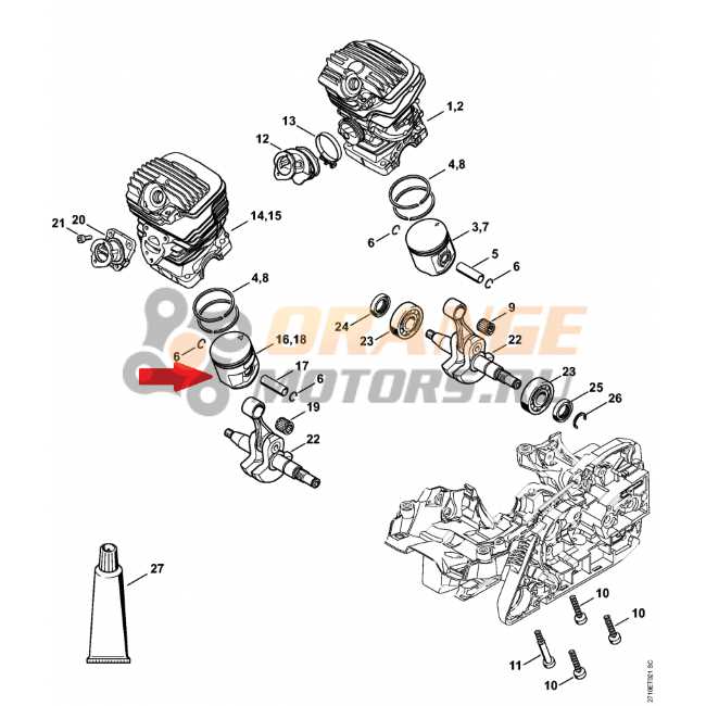 stihl ms 261 parts diagram