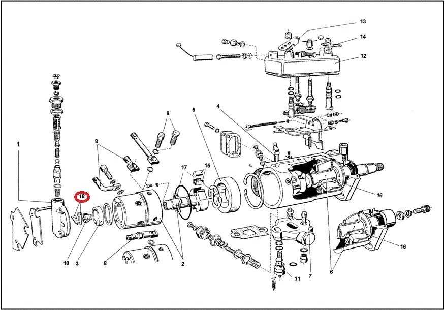 lucas cav injection pump parts diagram