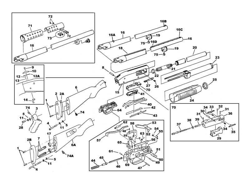 luger parts diagram