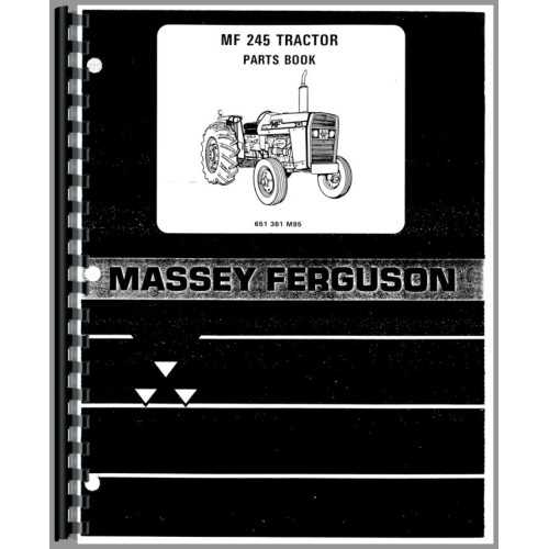 massey ferguson 245 parts diagram