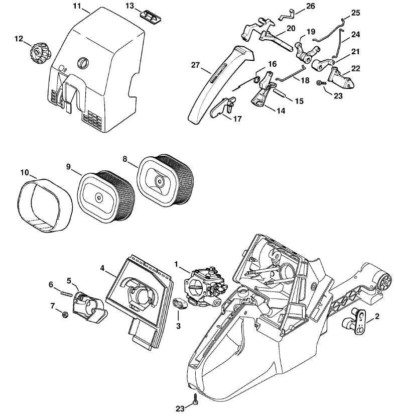 mcculloch chainsaw parts diagram