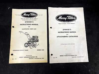 merry tiller parts diagram