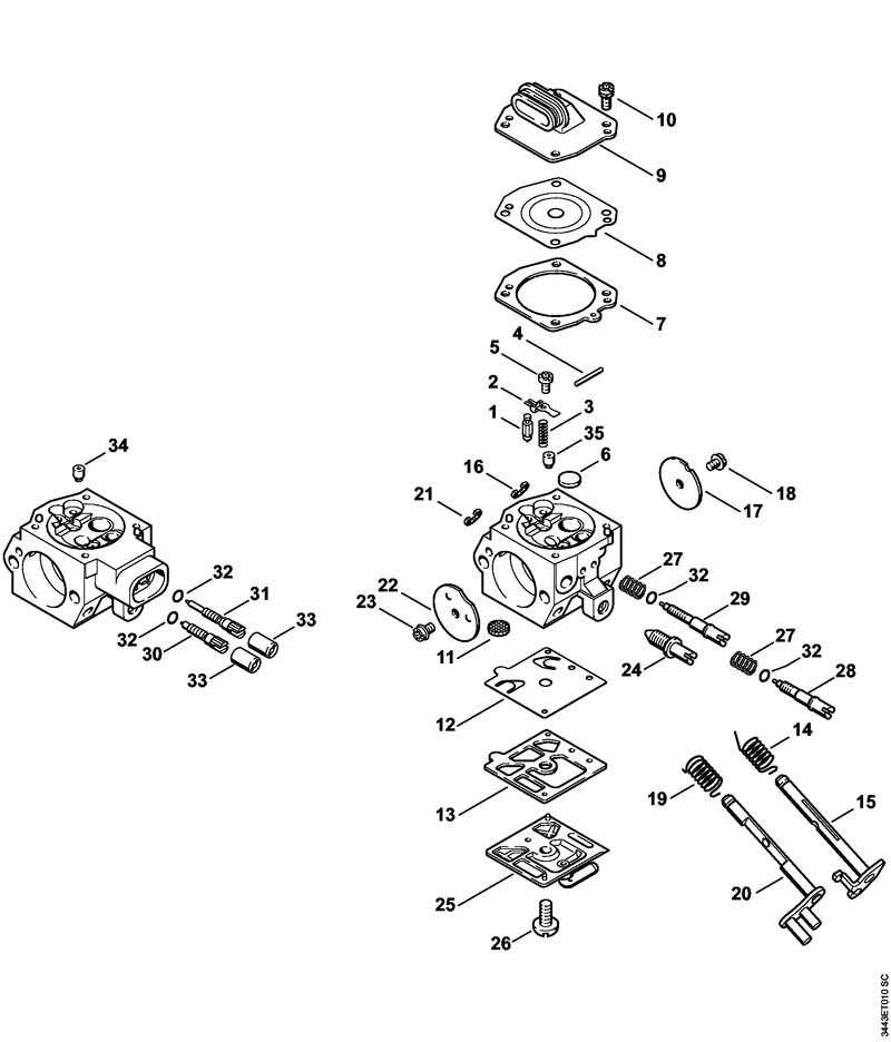 stihl 461 parts diagram