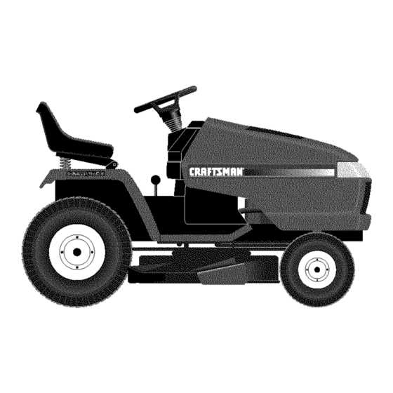 craftsman gt5000 parts diagram