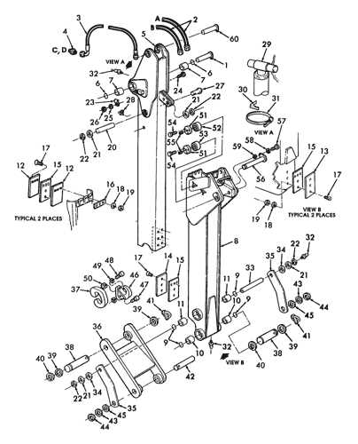 backhoe parts diagram