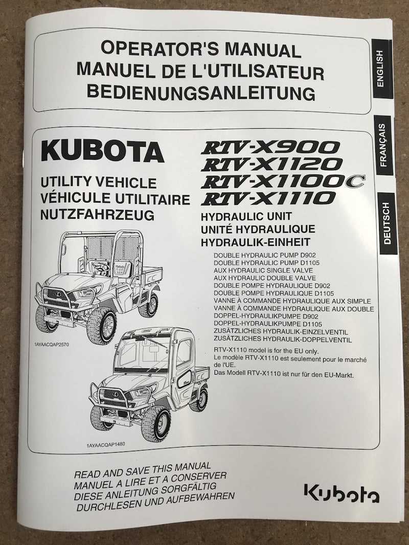 kubota rtv x900 parts diagram