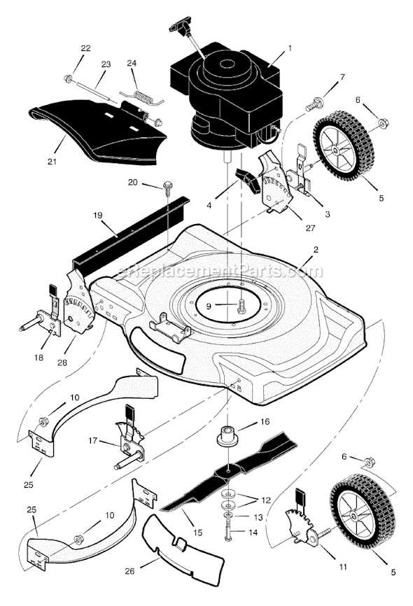 murray m175 42 parts diagram